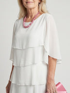 Brent | Sukienka midi z warstwowym krojem