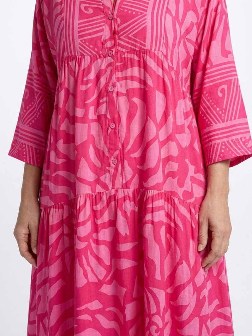 Marielle | Sukienka Midi z Guzikami