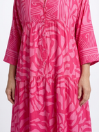 Marielle | Sukienka Midi z Guzikami