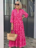 Marielle | Sukienka Midi z Guzikami